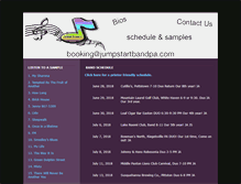 Tablet Screenshot of jumpstartbandpa.com